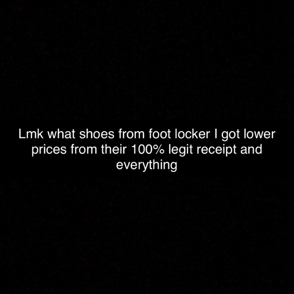 Shoes from foot locker
